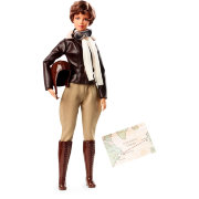 Кукла Барби 'Амелия Эрхарт' (Amelia Earhart), из серии Inspiring Women, Barbie Signature, коллекционная, Mattel [FJH64]