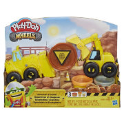 Набор для детского творчества с пластилином 'Экскаватор и погрузчик' (Excavator & Loader), из серии 'Wheels', Play-Doh/Hasbro [E4294]