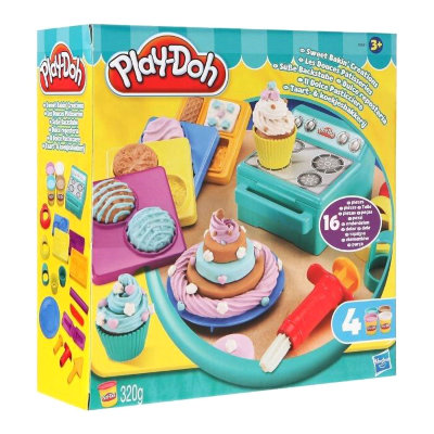 Набор для детского творчества с пластилином 'Сладкая выпечка' (Sweet Bakin' Creations), Play-Doh/Hasbro [35541] Набор для детского творчества с пластилином 'Сладкая выпечка' (Sweet Bakin' Creations), Play-Doh/Hasbro [35541]