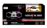 Радиоуправляемый автомобиль Lexus IS 350, масштаб 1:66, белый, Rastar [29800-1w]