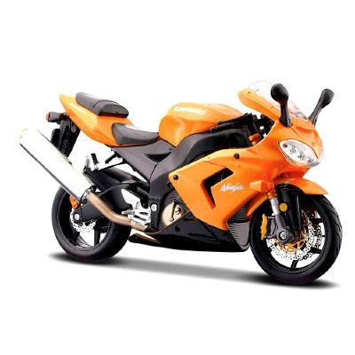 Модель мотоцикла Kawasaki Ninja ZX-10R, 1:12, оранжевая, Maisto [31101-16] Модель мотоцикла Kawasaki Ninja ZX-10R, 1:12, оранжевая, Maisto [31101-16]