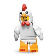 Минифигурка 'Человек в костюме цыпленка', серия 9 'из мешка', Lego Minifigures [71000-07]