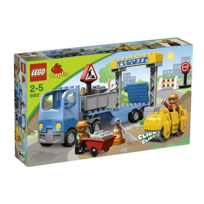 Конструктор &#039;Строительство дороги&#039;, серия &#039;Транспорт&#039;, Lego Duplo [5652] Конструктор 'Строительство дороги', серия 'Транспорт', Lego Duplo [5652]