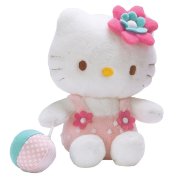 Мягкая игрушка 'Хелло Китти с мячиком' (Hello Kitty), 14 см, Jemini [150633b]