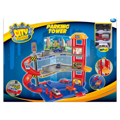 Игровой набор &#039;Парковочная башня&#039; с 3 машинками, City Parking, Dave Toy [32029] Игровой набор 'Парковочная башня' с 3 машинками, City Parking, Dave Toy [32029]