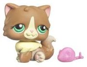 Игрушка Littlest Pet Shop - Single  Котенок с мышкой [22962]
