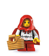 Минифигурка 'Красная Шапочка', серия 7 'из мешка', Lego Minifigures [8831-16]