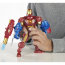 Фигурка-конструктор 'Железный Человек' (Iron Man) 16см, подсветка, Super Hero Mashers, Hasbro [A6841] - A6841-2.jpg