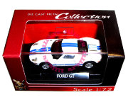Модель автомобиля Ford GT 1:72, белая, в пластмассовой коробке, Yat Ming [73000-22]