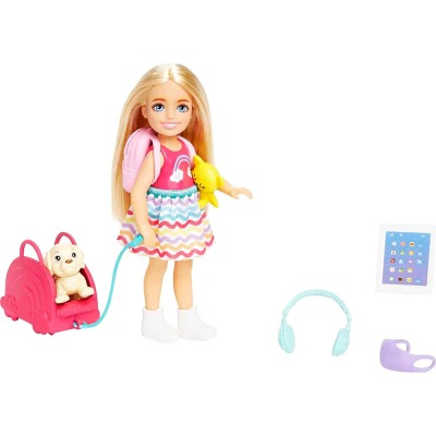 Игровой набор с куклой Челси &#039;Путешествие&#039;, Barbie, Mattel [HJY17] Игровой набор с куклой Челси 'Путешествие', Barbie, Mattel [HJY17]