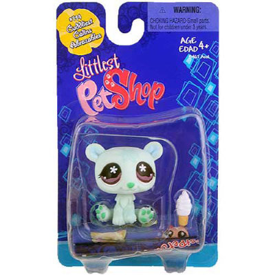 Одиночная зверюшка - Полярный мишка, специальная серия, Littlest Pet Shop, Hasbro [90381] Одиночная зверюшка - Полярный мишка, специальная серия, Littlest Pet Shop, Hasbro [90381]