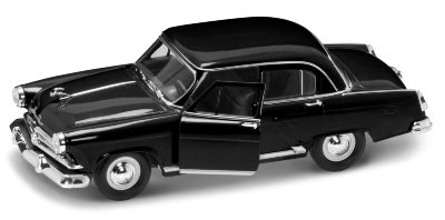 Модель автомобиля GAZ Volga (M-21) 1957, 1:24, черная, Yat Ming [24210BK] Модель автомобиля GAZ Volga (M-21) 1957, 1:24, черная, Yat Ming [24210BK]