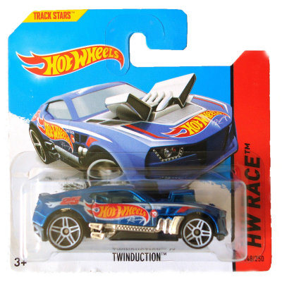 Модель автомобиля &#039;Twinduction&#039;, синий металлик, HW Race, Hot Wheels [BFD23] Модель автомобиля 'Twinduction', синий металлик, HW Race, Hot Wheels [BFD23]
