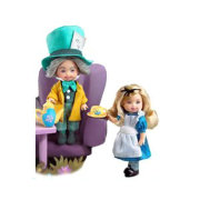 Куклы Келли и Томми 'Алиса и Безумный шляпник' (Kelly and Tommy as Alice & the Mad Hatter), коллекционная, Mattel [57577]