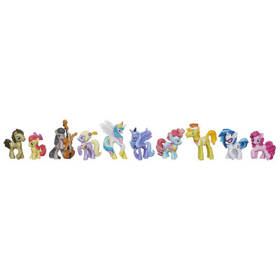 * поврежденная упаковка - Набор из 10 мини-пони &#039;Коллекция друзей&#039;, специальный выпуск, My Little Pony [A8775b] Набор из 10 мини-пони 'Коллекция друзей', специальный выпуск, My Little Pony [A8775]