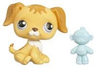 Игрушка Littlest Pet Shop - Single  Щенок и плюшевый мишка [22959] Игрушка Littlest Pet Shop - Single  Щенок и плюшевый мишка [22959]