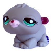 Игрушка 'Петшоп из мешка - серый Хомяк', серия 5, Littlest Pet Shop, Hasbro [37096-2451]