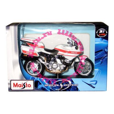 Модель полицейского мотоцикла Ducati Police 1000ds, 1:18, Maisto [39300-06] Модель полицейского мотоцикла Ducati Police 1000ds, 1:18, Maisto [39300-06]