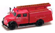 Модель пожарной машины 1961 Magirus-Deutz Merkur TLF16, 1:43, в пластмассовой коробке, Yat Ming [43010]