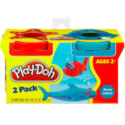 Набор из двух баночек пластилина – голубой и красный, Play-Doh/Hasbro [23656]