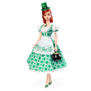 Кукла 'День святого Патрика' (Shamrock Celebration), коллекционная, эксклюзивная, Gold Label Barbie, Mattel [CGK93]