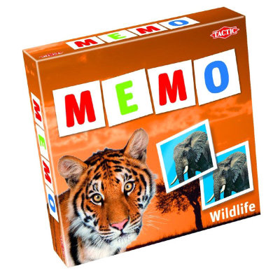 Игра настольная &#039;Мемо: Дикие животные&#039;, новая версия, Tactic [41441] Игра настольная 'Мемо: Дикие животные', новая версия, Tactic [41441]