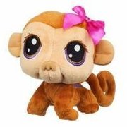 Мягкая игрушка Обезьяна, с болтающейся головой, Littlest Pet Shop [51423]