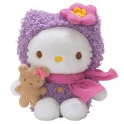 Мягкая игрушка 'Хелло Китти с мишкой' (Hello Kitty), 14 см, Jemini [150633m]