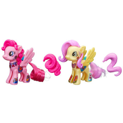 Игровой набор &#039;Флаттершай и Пинки Пай&#039; (Fluttershy &amp; Pinkie Pie), из серии &#039;Создай свою пони&#039; (Design-a-Pony), My Little Pony, Hasbro [B4970] Игровой набор 'Флаттершай и Пинки Пай' (Fluttershy &amp; Pinkie Pie), из серии 'Создай свою пони' (Design-a-Pony), My Little Pony, Hasbro [B4970]