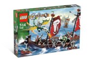 Конструктор "Боевой корабль троллей", серия Lego Castle [7048]