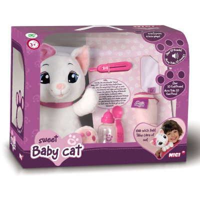 Интерактивная мягкая игрушка &#039;Ласковый котёнок&#039; (Sweet Baby Cat), NICI [35204] Интерактивная мягкая игрушка 'Ласковый котёнок' (Sweet Baby Cat), NICI [35204]