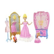 Игровой набор с мини-куклой 'Комната Золушки', из серии 'Принцессы Диснея', Mattel [R4889]