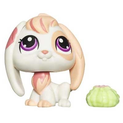 Одиночная зверюшка 2010 - Зайчик, Littlest Pet Shop, Hasbro [93671] Одиночная зверюшка - Зайчик, Littlest Pet Shop, Hasbro [93671]