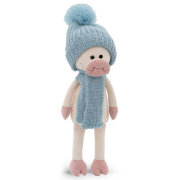 Мягкая игрушка 'Поросёнок Клёпа, в голубой шапочке', 25 см, Orange Toys [8019/25]