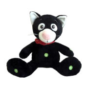 Мягкая игрушка-сказочник 'Я расскажу тебе 4 сказки и спою колыбельную - Черный Кот', 25 см, в подарочной упаковке, Plush Apple [GT7597]