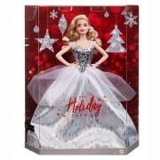 Кукла Барби 'Рождество-2021' (2021 Holiday Barbie), блондинка, коллекционная, Mattel [GXL21]
