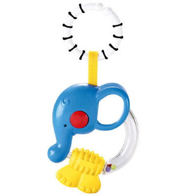Игрушка-зубопрорезыватель 'Музыкальный Слон' (Musical Elephant Teether) из серии 'Link-a-doos', Fisher Price [G6676] Игрушка-зубопрорезыватель 'Музыкальный Слон' (Musical Elephant Teether) из серии 'Link-a-doos', Fisher Price [G6676]