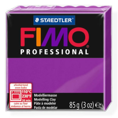 Полимерная глина FIMO Professional, фиолетовая, 85г, FIMO [8004-61] Полимерная глина FIMO Professional, фиолетовая, 85г, FIMO [8004-61]
