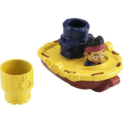 Игровой набор для ванной &#039;Пиратское судно Джейка&#039;, &#039;Джейк и Пираты Нетландии&#039;, Fisher Price [CBC77] Игровой набор для ванной 'Пиратское судно Джейка', 'Джейк и Пираты Нетландии', Fisher Price [CBC77]