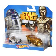 Набор коллекционных моделей автомобилей R2-D2 & C-3PO, серия Star Wars, Hot Wheels, Mattel [CGX04]