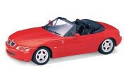 Модель автомобиля BMW Z3, красная, 1:24, Welly [29379C]