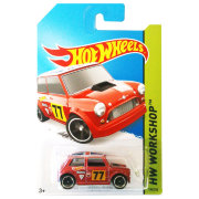 Модель автомобиля 'Morris Mini', вишневая, HW Workshop, Hot Wheels [BFD68]