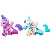 Игровой набор 'Принцесса Селестия и Принцесса Сумеречная Искорка' (Princess Celestia & Princess Twilight Sparkle), из серии 'Создай свою пони' (Design-a-Pony), My Little Pony, Hasbro [B4971]