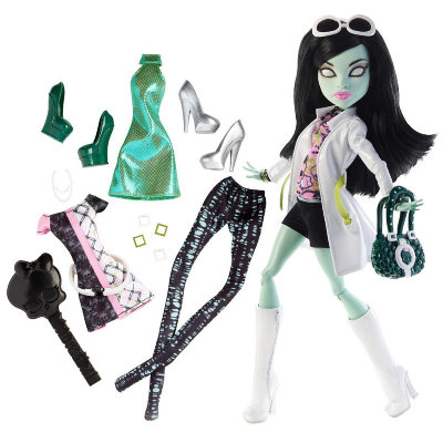 * Кукла &#039;Скара Скримс&#039; (Scarah Screams) с дополнительной одеждой, из серии &#039;Я люблю моду&#039;, Monster High, Mattel [BBR86/BLT96] Кукла 'Скара Скримс' (Scarah Screams) с дополнительной одеждой, из серии 'Я люблю моду', Monster High, Mattel [BBR86]