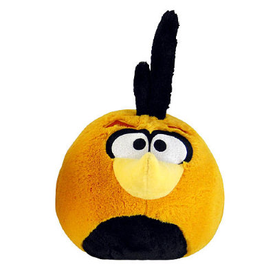 Мягкая игрушка &#039;Желто-оранжевая злая птичка&#039; (Angry Birds - Orange Globe Bird), 12 см, со звуком, Commonwealth Toys [92522] Мягкая игрушка 'Желто-оранжевая злая птичка' (Angry Birds - Orange Globe Bird), 12 см, со звуком, Commonwealth Toys [92522]