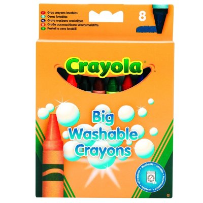Смываемые восковые мелки, 8 цветов, Crayola [0878] Смываемые восковые мелки, 8 цветов, Crayola [0878]