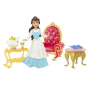 Игровой набор с мини-куклой 'Комната Белль', из серии 'Принцессы Диснея', Mattel [R4890]