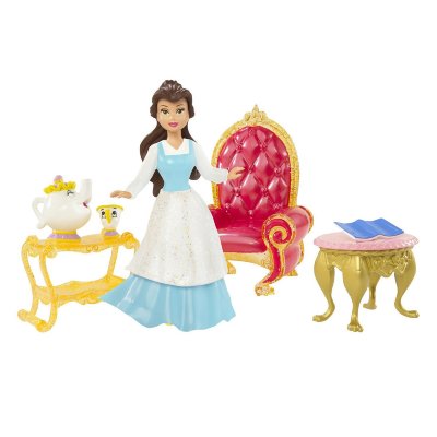 Игровой набор с мини-куклой &#039;Комната Белль&#039;, из серии &#039;Принцессы Диснея&#039;, Mattel [R4890] Игровой набор с мини-куклой 'Комната Белль', из серии 'Принцессы Диснея', Mattel [R4890]