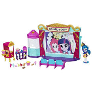 Игровой набор 'Кинотеатр' с мини-куклой Juniper Montage, 12см, шарнирная, My Little Pony Equestria Girls Minis (Девушки Эквестрии), Hasbro [C0409]