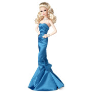 Кукла 'Синее платье' из серии 'Красная ковровая дорожка', коллекционная Barbie Black Label, Mattel [BJV54]